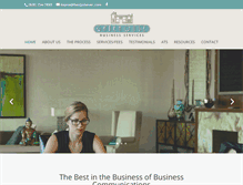 Tablet Screenshot of bestjobever.com